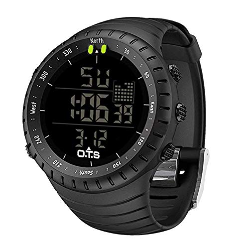 PALADA Men's Digital Sports Watch Waterproof Tactical Watch with LED Backlight Watch for Men