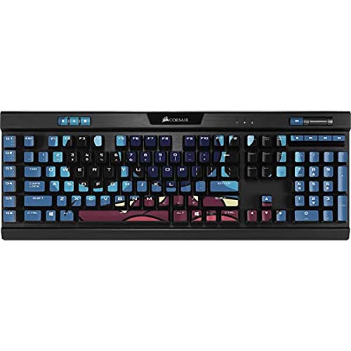 Skinit Decal Skin Compatible with K95 RGB Platinum Mechanical Gaming Keyboard - Officially Licensed Disney Stitch Up Close Design