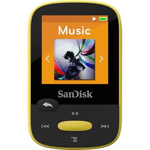 Sandisk SDMX24-008G-A46Y 8gb 1.44' Clip Sport Mp3 Players (Yellow)