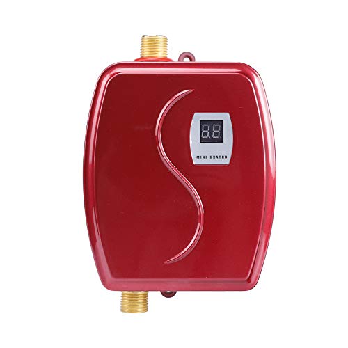 Electric Tankless Water Heater, Instant Electric Water Heater with Digital Display and Remote Control