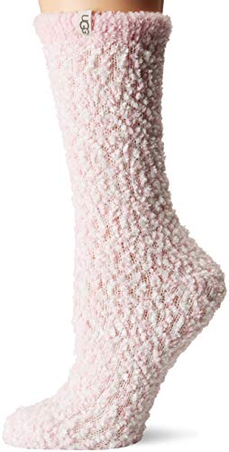 UGG womens Cozy Chenille Casual Sock, Seashell Pink, One Size US