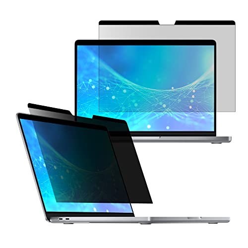 SenseAGE Magnetic Privacy Screen Filter for MacBook Pro 13.3', Easy On/Off Anti-Blue Light Privacy Screen Protector, Compatible for MacBook Pro 13'(2016-2022 M1 M2)/Air 13'(2018-2021) M1