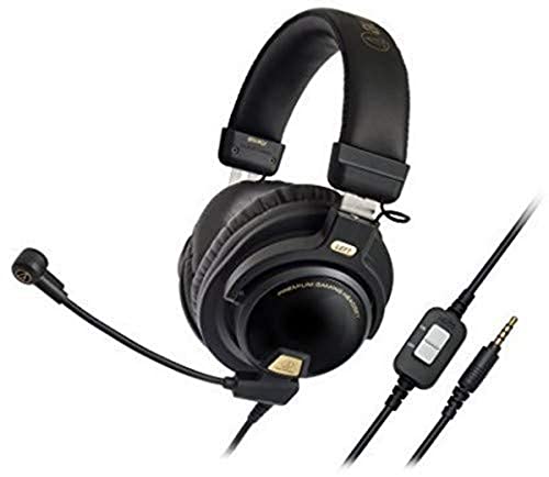 Audio-Technica ATH-PG1 Closed-Back Premium Gaming Headset with 6' Boom Microphone