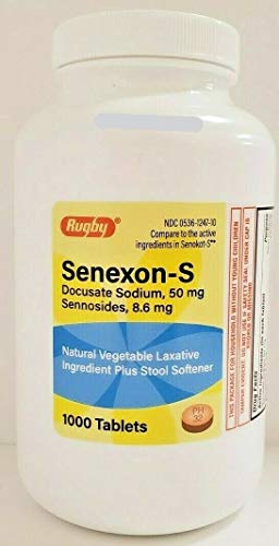 Rugby Senexon-S Senna & Dousate Sodium 1000ct