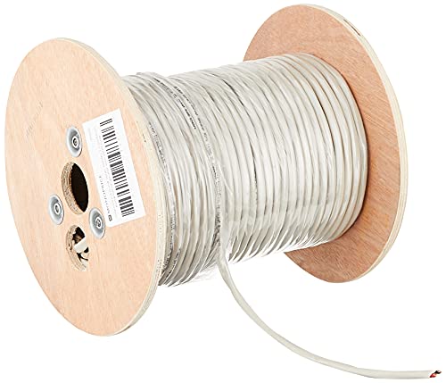 Monoprice Origin Series 14 Gauge AWG 2 Conductor Burial Rated Speaker Wire / Cable - 250ft Gray Outdoor Compatible Water Resistant Jacket With Color Coded 100% Pure Bare Oxygen-Free Copper Conductors