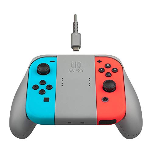 PDP Joy Con Charging Full Size Grip Plus: Red/Blue - Nintendo Switch