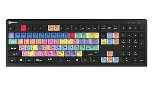 Logickeyboard Designed for Premiere Pro CC Compatible with Windows 7-11- Astra 2 Backlit Keyboard # LKB-PPROCC-A2PC-US