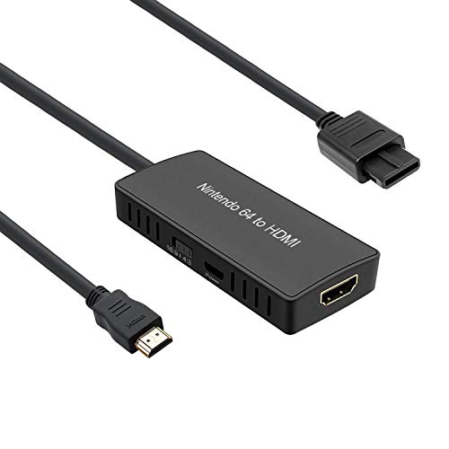 ZUZONG HDMI Cable for N64, Support 16:9/4:3 Conversion, N64 to HDMI Converter, Composite with N64/GameCube/SNES