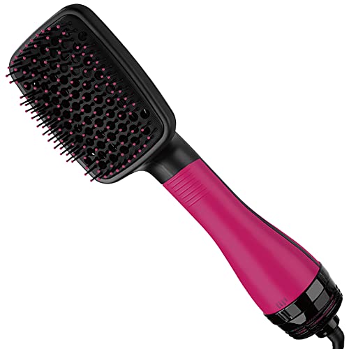 Revlon One-Step Hair Dryer and Styler | Detangle, Dry, and Smooth Hair, (Pink)