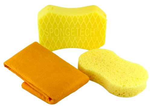 Sponge Tech 504103 Kit 3pk Combo Car Wash