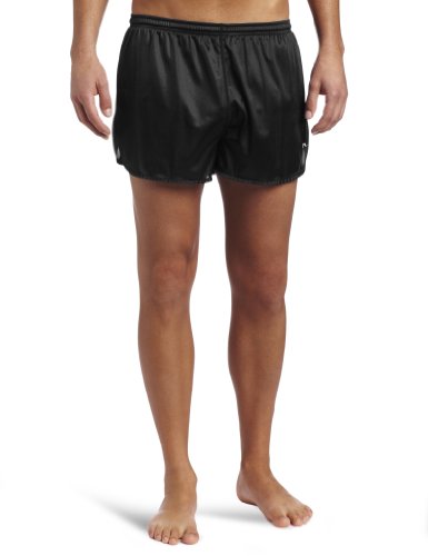 TYR Men's SHS2A1XL Swim Resistance Short, Black, XL