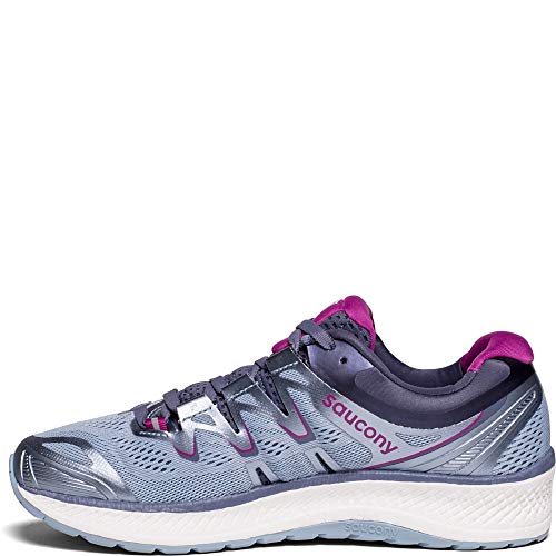 Saucony Women's Triumph ISO 4 Running Shoe, Fog/Grey, 7 Wide US