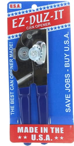 EZ-DUZ-IT Can Opener, (Blue)