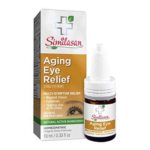 Similasan Aging Eye Relief 0.33 Fluid Ounce, for Temporary Relief from Dry Eyes, Irritated Eyes, Burning Eyes, Cloudy Vision or Blurry Vision, Formulated with Natural Active Ingredients