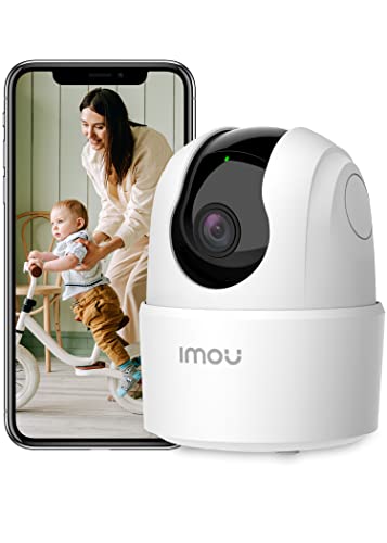 Imou Indoor Security Camera 2K WiFi Camera Home Camera with App, Night Vision, 2-Way Audio, Human Detection, Motion Detection for Baby and Pet Monitor, Sound Detection, Local/Cloud Storage 2.4Ghz