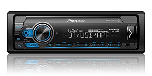 Pioneer MVH-S310BT Single Din Built-In Bluetooth, MIXTRAX, USB, Auxiliary, Pandora, Spotify, iPhone, Android and Smart Sync App Compatibility Car Digital Media Receiver