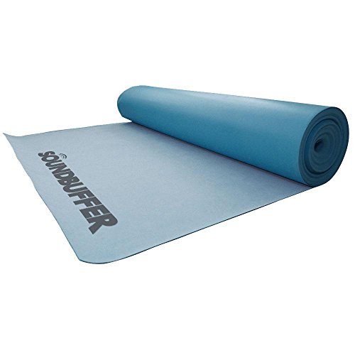 SOUNDBUFFER Flooring Underlayment, 200 sq. ft, Blue