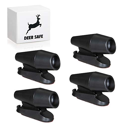 Deer Whistles for Car, Truck, Motorcycle, ATV, Sonic Whistle 4 Pack, Deer Horn for Cars