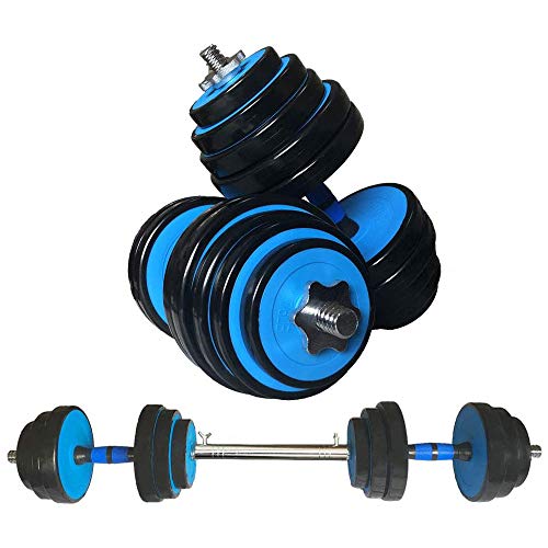 Dumbbells Adjustable Weights, 44lb/66lb/88lb Adjustable Dumbbell Set, Free Weights 2-in-1 Set, with Connecting Rod, Non-Slip Handle for Home Gym Work Out Exercise Training Weights Dumbbells (88LB)