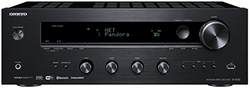 Onkyo TX-8140 Stereo Receiver with Built-In Wi-Fi and Bluetooth Wireless Technology, 2-Channel Network