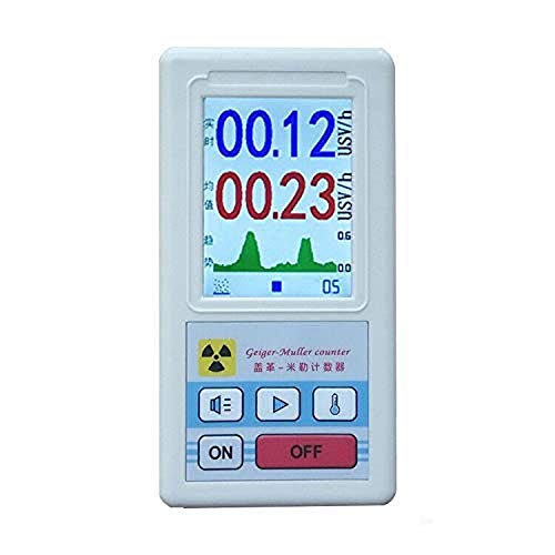 Geiger Counter Nuclear Radiation Detector,BR-6 Type Geiger Counter,Type Beta Gamma X-ray Tester, Radioactive Detector, Personal Dosimeter Marble Detector Meter Portable Dosimeter