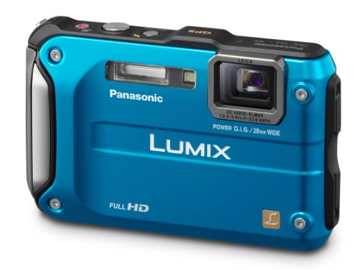 Panasonic Lumix DMC-TS3 12.1 MP Rugged/Waterproof Digital Camera with 4.6x Wide Angle Optical Image Stabilized Zoom and 2.7-Inch LCD (Blue)