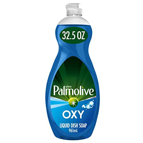 Palmolive Ultra Dishwashing Liquid Dish Soap, Oxy Power Degreaser - 32.5 Fl Oz (Pack of 4)