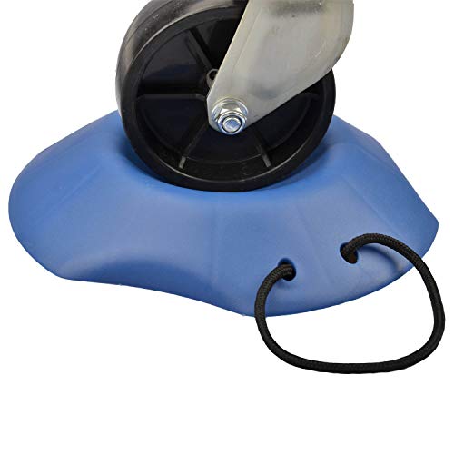 RVMATE RV Trailer Wheel Dock with Rope Handle—Preventing Wheel from Movement or Sinking into Mud,Blue