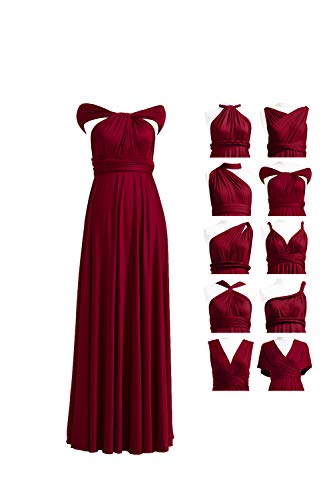 72styles Bridesmaid Dress,Womens Prom Infinity Dress with Bandeau, Convertible Dress, Long,Short, Plus Size, Multi-Way Twist Wrap Dress