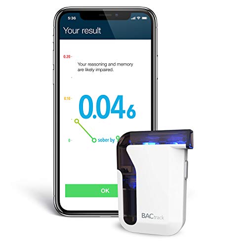 BACtrack Mobile Smartphone Breathalyzer | Professional-Grade Accuracy | Wireless Connectivity to Apple iPhone, Google & Samsung Android Devices | Apple HealthKit Integration