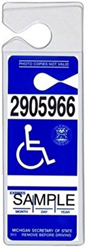 SecurePro Products Super Heavy-Duty Handicap Placard Protective Plastic Holder Sleeve for Disabled Parking Permits