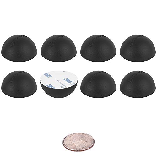 1' Platinum Silicone Speaker Isolation Pads, Non-Skid Isolation Feet with Adhesive, Speaker Isolation Feet for Record Player Isolation - Turntable Feet and Subwoofer Isolation Pad - 20 Duro - 8 Pack