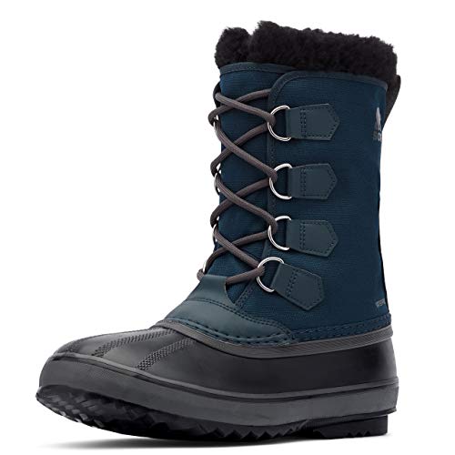 Sorel Men's Winter Boots, Blue Collegiate Navy Black, 10