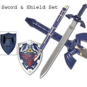 Fantasy Master Replica Twilight Blue Sword & Blue Shield Set