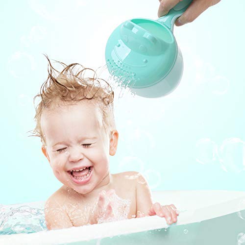 UNAOIWN Baby Bath Waterfall Rinser Kids Shampoo Rinse Cup Newborn Bath Shower Washing Head