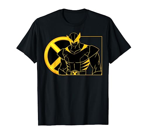 Marvel X-Men Wolverine Line Art Portrait T-Shirt