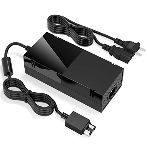 Power Supply for Xbox One, AC Adapter Replacement Charger with Cable for Xbox One, Power Brick for Xbox One 100-240V