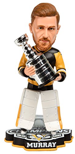 NHL Pittsburgh Penguins Murray M. #30 2016 Stanley Cup Champions Bobble Sports Fan Home Decor, Black, 8'