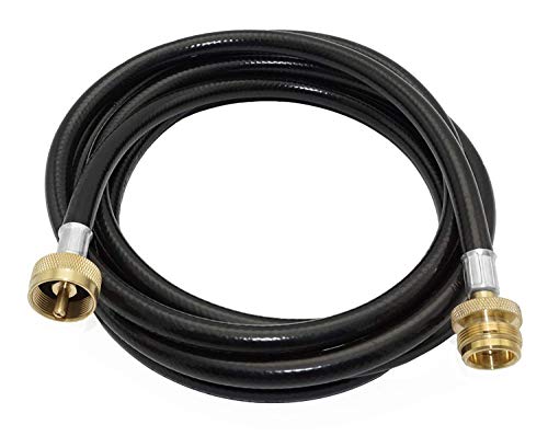DOZYANT 12 Feet Propane Torch Extension Hose for Propane Tree Distribution Tree Post Assembly 1' x20 Male Throwaway Cylinder Thread - T and Y Connector