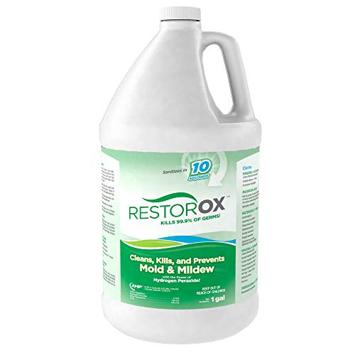 RestorOx 20105 One Step Disinfectant Cleaner & Deodorizer, Cleans, Kills and Prevents Mold and Mildew, Ready-to-Use, 1-Gallon