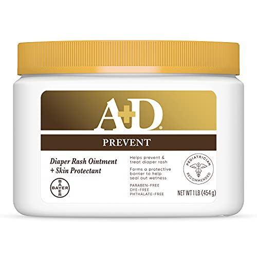 A+D Original Diaper Rash Ointment, Healing Skin Ointment for Dry and Cracked Skin, 16 Ounce (Pack of 1) (Packaging May Vary)