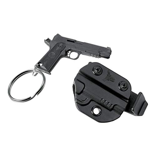 Mini Pistol Shaped Keychain with Holster and Belt Clip - Sig P226 - by Blade-Tech Holsters