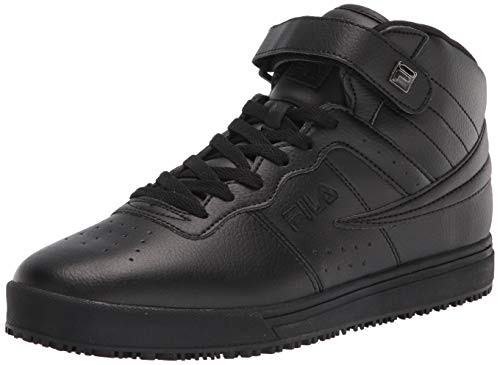 Fila Men's Work Food Service Shoe, Black/Black/Black, 10