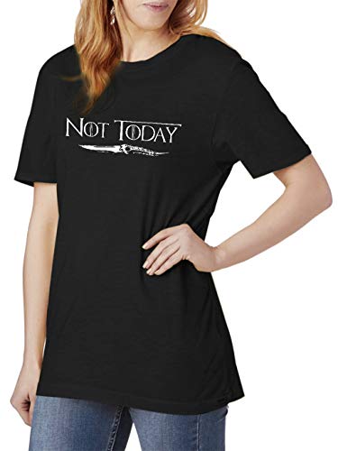 Arya Stark Catspaw Dagger Not Today Funny Vintage Trending Awesome Gift Tshirt (Unisex Black, X-Large)