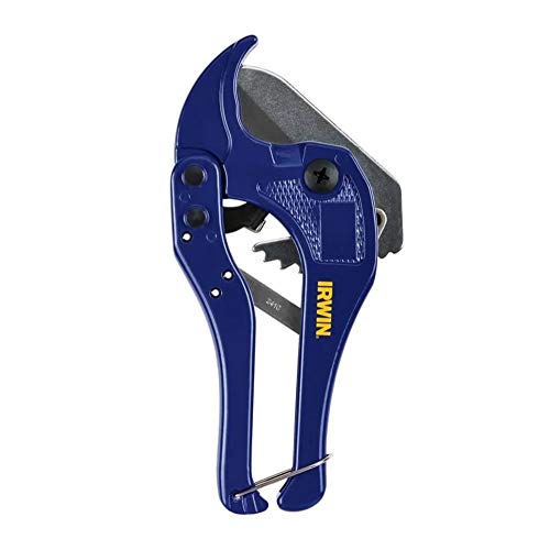 Pipe Cutters Irwin-Tools (TUBE AND PIPE CUTTER 1-1/2' CAPACITY). Cuts CPVC, PVC, ABS, PEX, Vinyl and Rubber Tubing and Pipes