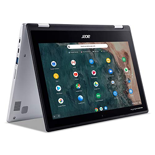 Acer Chromebook Spin 311 Convertible Laptop, Intel Celeron N4020, 11.6' HD Touch, 4GB LPDDR4, 32GB eMMC, Gigabit Wi-Fi 5, Bluetooth 5.0, Google Chrome, CP311-2H-C679