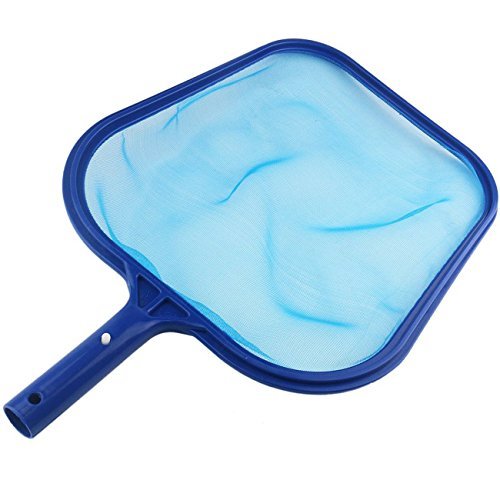 Sunnyglade Swimming Pool Cleaner Supplies/Professional Heavy Duty Pool Leaf Rake Fine Mesh Frame Net/Swimming Pool Cleaning Leaf Skim Net (Blue)