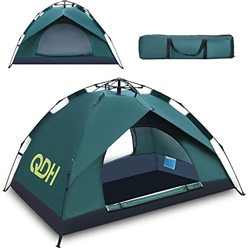 Camping Tent & Shelters,Instant Pop Up 2 Person Tents for Camping Portable Cabana Beach Automatic Tent Ultralight Easy Set Up and Carry Tents with Screen Door for Camping,Backpacking,Hiking,Outdoors