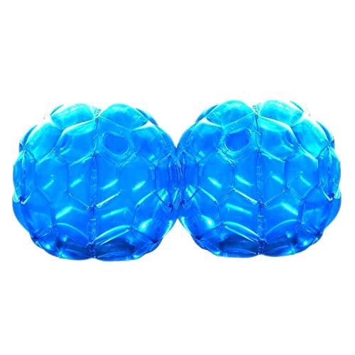 GoBroBrand Bubble Bumper Balls 2 pack of Inflatable Buddy hamster Bbop Ball set - Used also as Giga Sumo Wearable human zorb soccer Suits for outdoor play. Size: 36' For Kids & Adults of all ages