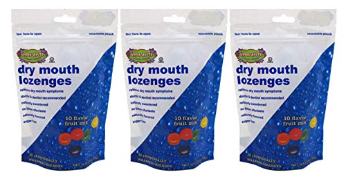 Cotton Mouth Lozenges Fruit Mix Bag 3.3 Ounce (Pack of 3)